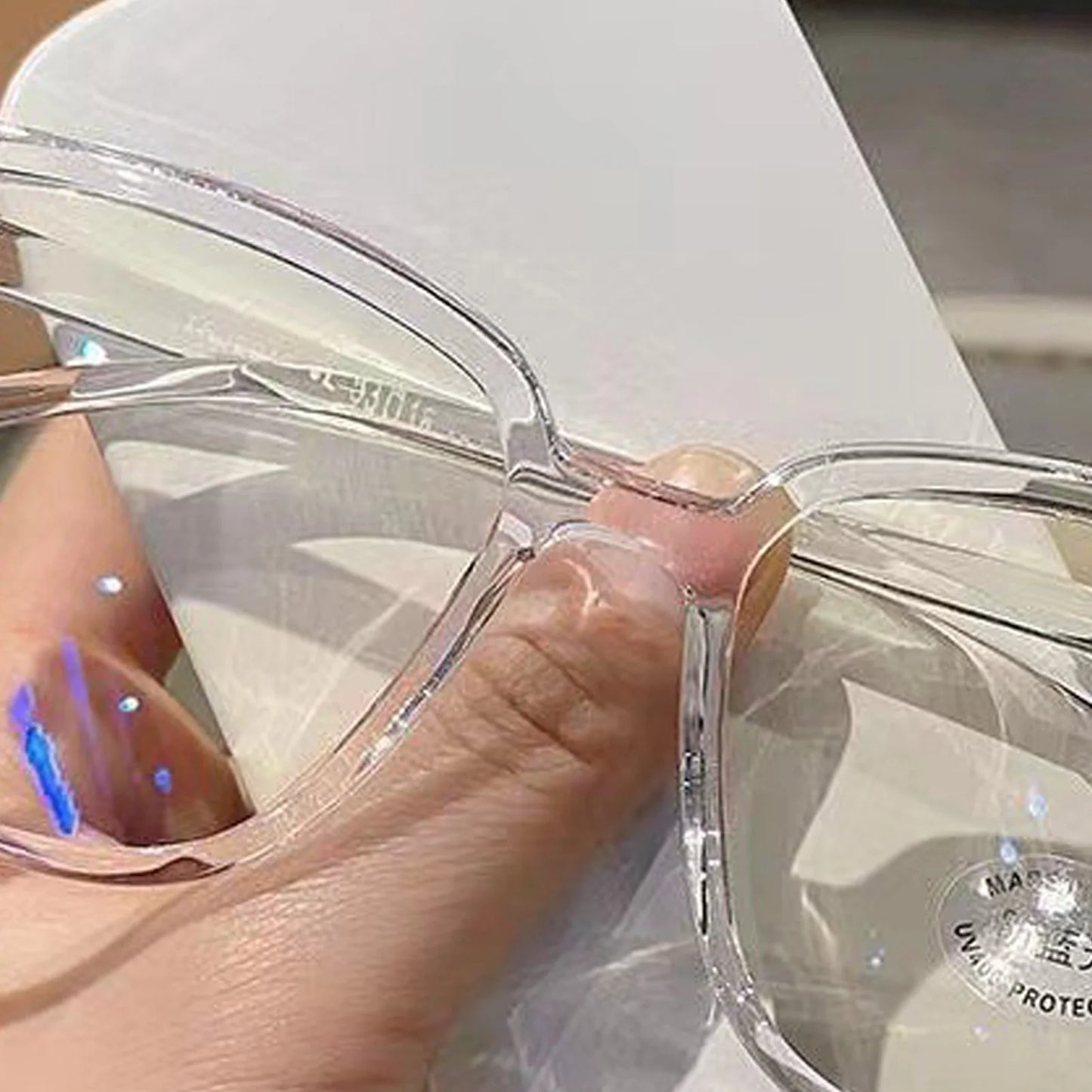 Blue Light Blocking Glasses for Men and Women with Anti Fatigue Lens Lightweight Frame Unisex Eyewear for Studying Office