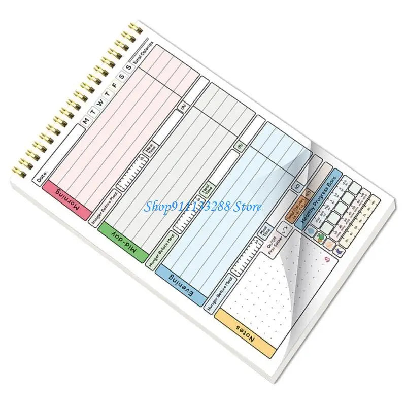 G88D A 5 Habits Planner Habits Trackers Notebook Daily Weekly Monthly Habits Trackers Discipline Calorie Planner Schedules