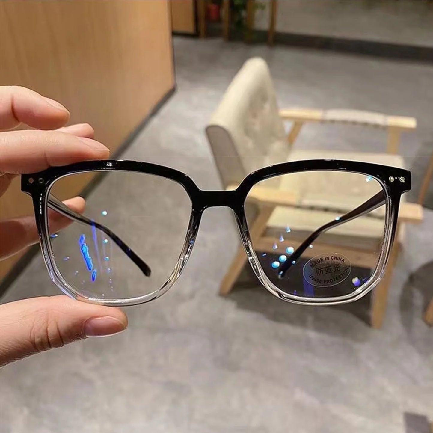 Blue Light Blocking Glasses for Men and Women with Anti Fatigue Lens Lightweight Frame Unisex Eyewear for Studying Office