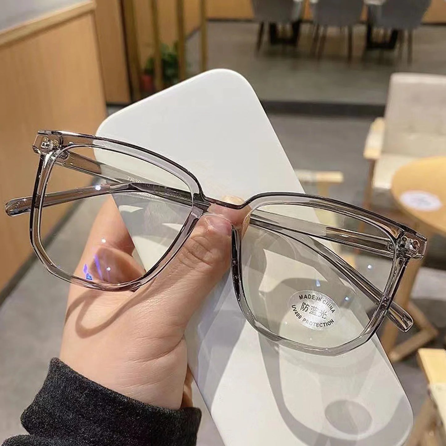 Blue Light Blocking Glasses for Men and Women with Anti Fatigue Lens Lightweight Frame Unisex Eyewear for Studying Office