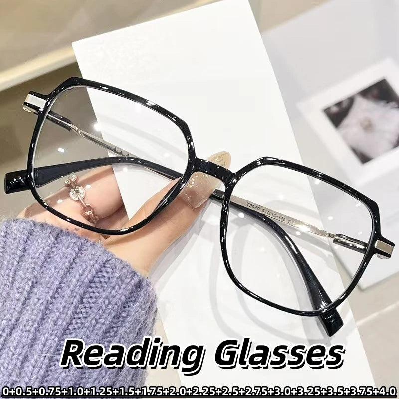 Blue Light Blocking Reading Glasses for Men and Women Fashion Lightweight Anti Eye Strain High Definition Presbyopic Glasses