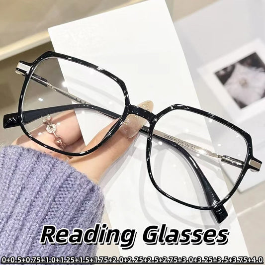 Blue Light Blocking Reading Glasses for Men and Women Fashion Lightweight Anti Eye Strain High Definition Presbyopic Glasses