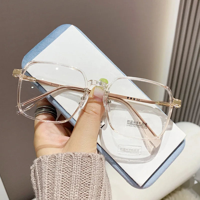 Blue Light Blocking Reading Glasses for Men and Women Fashion Lightweight Anti Eye Strain High Definition Presbyopic Glasses