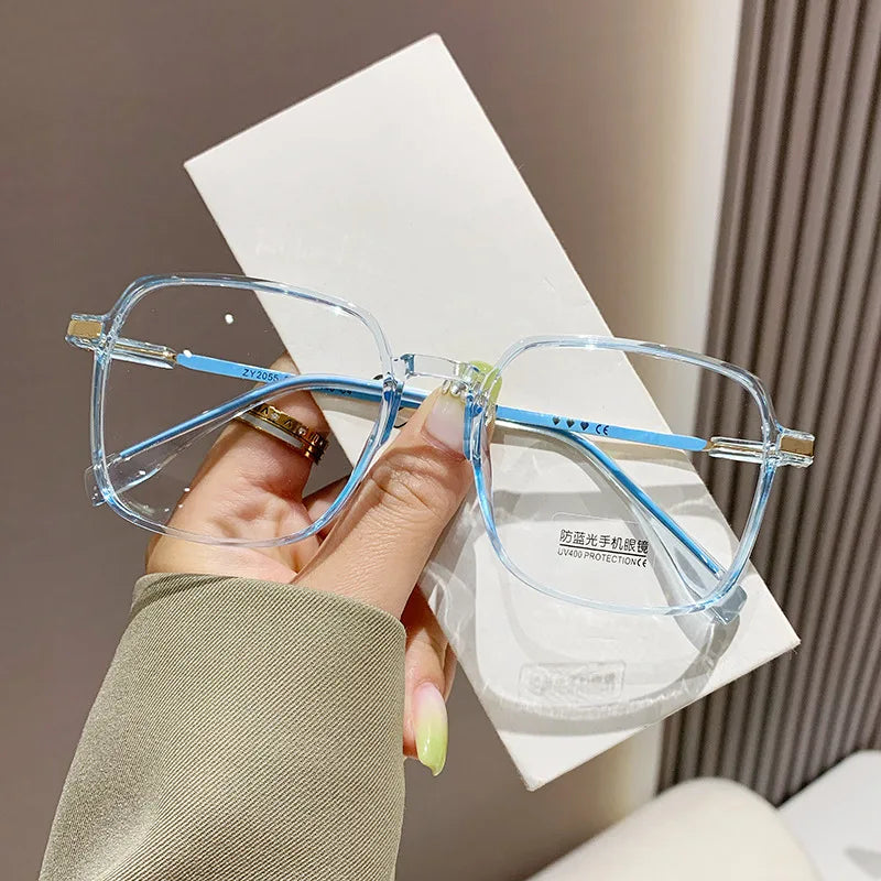 Blue Light Blocking Reading Glasses for Men and Women Fashion Lightweight Anti Eye Strain High Definition Presbyopic Glasses