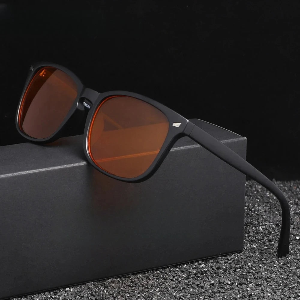 Classic Square Men's and Women's Fashionable Anti Blue Light Glasses Suitable for Daily Wear
